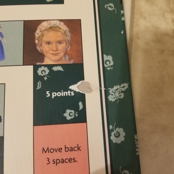 American Girl Felicity book set 1 to 6 in box damaged box and game missing piece - Picture 4 of 10